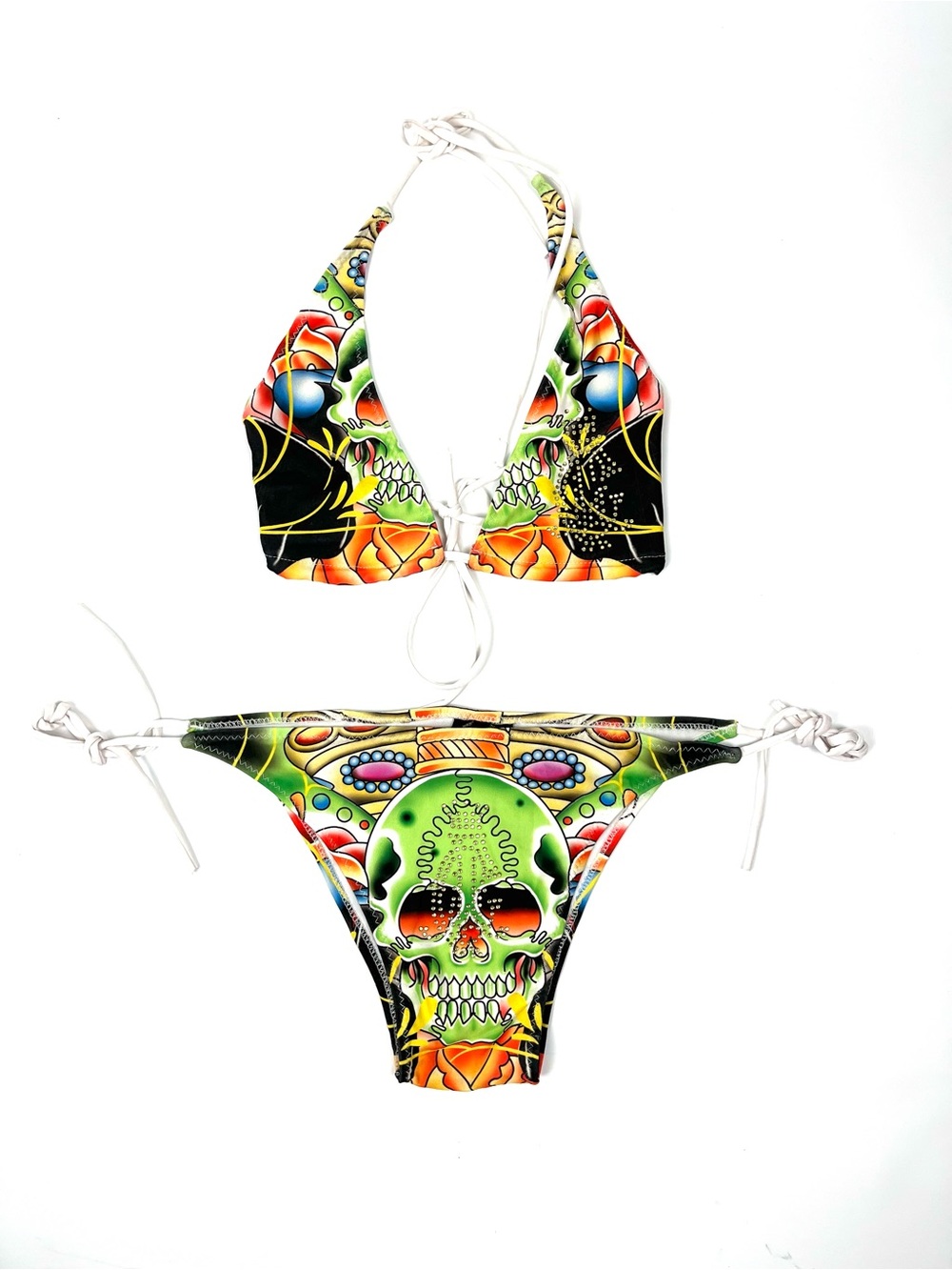 Y2K Ed Hardy Bikini Set by Christian Audigier